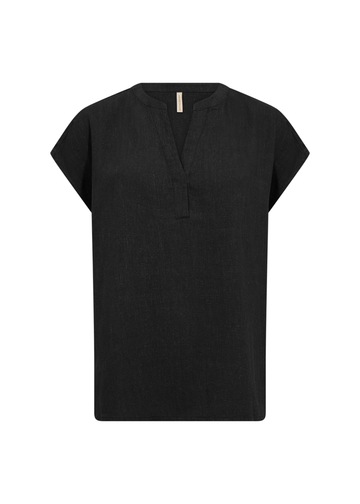 soyaconcept - Blouse korte mouw - Zwart - Sc-Poula 1