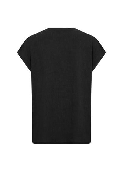 soyaconcept - Blouse korte mouw - Zwart - Sc-Poula 1