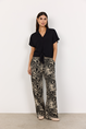 Soyaconcept - Blouse korte mouw - Zwart - Sc-Radia 69