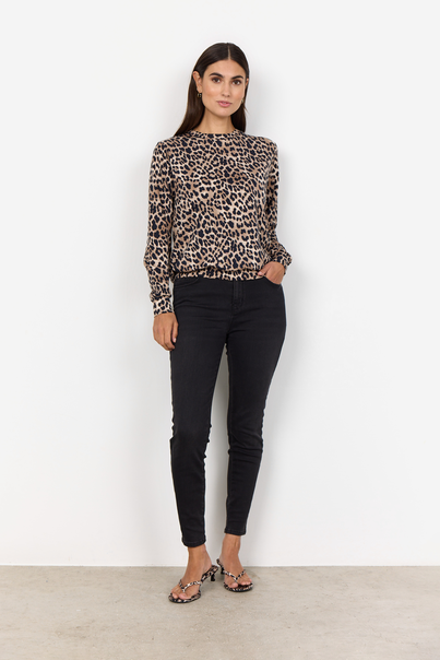 soyaconcept - Blouse lange mouw - Beige - Sc-Ophia 1