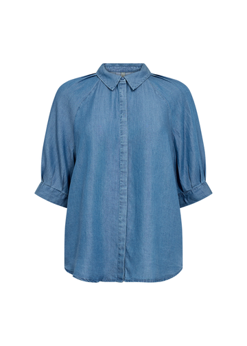Soyaconcept - Blouse lange mouw - Blauw - Sc-Liv 50
