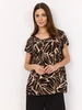 Soyaconcept - Blouse lange mouw - Bruin - Sc-Roksana 1