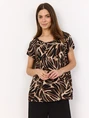 Soyaconcept - Blouse lange mouw - Bruin - Sc-Roksana 1