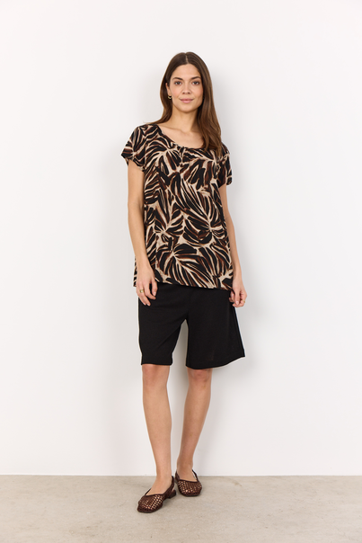 Soyaconcept - Blouse lange mouw - Bruin - Sc-Roksana 1