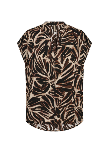 Soyaconcept - Blouse lange mouw - Bruin - Sc-Roksana 2