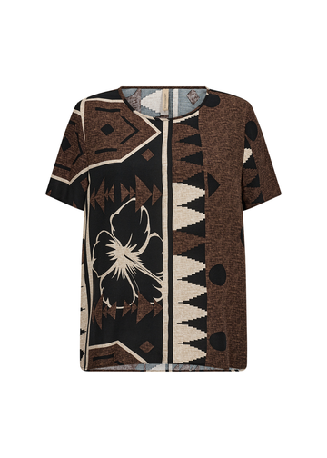 Soyaconcept - Blouse lange mouw - Bruin - Sc-Rosalie 1