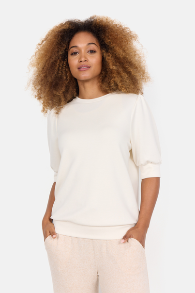 Soyaconcept - Blouse lange mouw - Ecru - SC-Banu 83