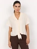 Soyaconcept - Blouse lange mouw - Ecru - Sc-Radia 69 - 17353