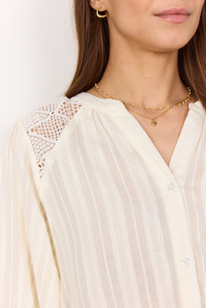 soyaconcept - Blouse lange mouw - Ecru - Sc-Rafaella 3