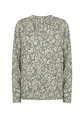 soyaconcept - Blouse lange mouw - Grijs - Sc-Felicity Aop 493