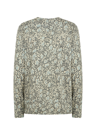 soyaconcept - Blouse lange mouw - Grijs - Sc-Felicity Aop 493