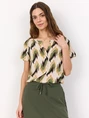 Soyaconcept - Blouse lange mouw - Groen - Sc-Rosilda 1