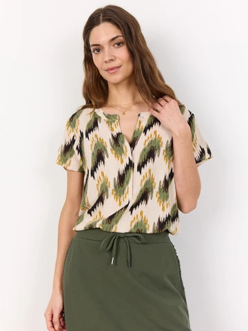 Soyaconcept - Blouse lange mouw - Groen - Sc-Rosilda 1