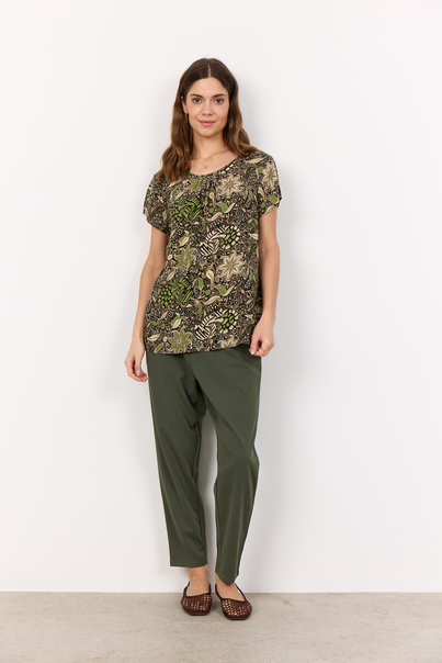 Soyaconcept - Blouse lange mouw - Groen - Sc-Rosine 2