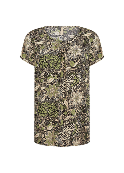 Soyaconcept - Blouse lange mouw - Groen - Sc-Rosine 2