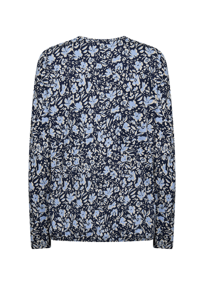 soyaconcept - Blouse lange mouw - Lichtblauw - Sc-Felicity Aop 493
