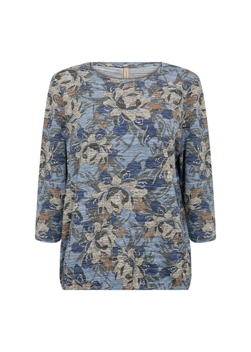 soyaconcept - Blouse lange mouw - Lichtblauw - Sc-Galina 49