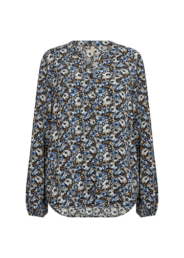 soyaconcept - Blouse lange mouw - Lichtblauw - Sc-Olin 1