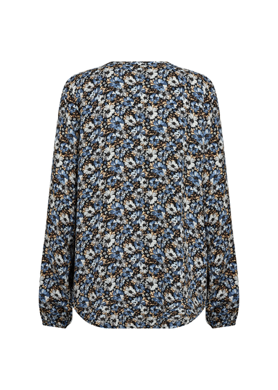 soyaconcept - Blouse lange mouw - Lichtblauw - Sc-Olin 1
