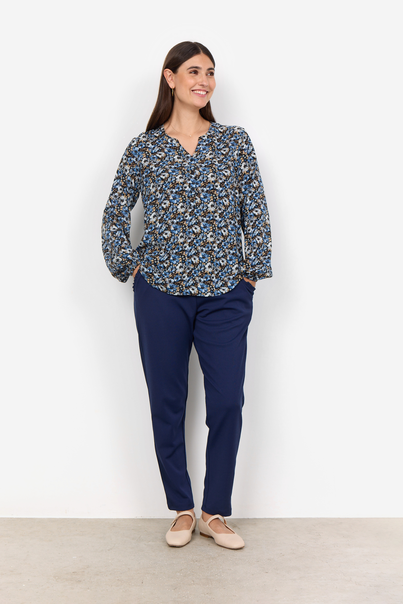 soyaconcept - Blouse lange mouw - Lichtblauw - Sc-Olin 1