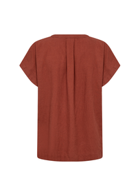 Soyaconcept - Blouse lange mouw - Roest - Sc-Ina 51