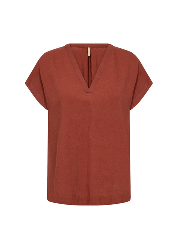 Soyaconcept - Blouse lange mouw - Roest - Sc-Ina 51