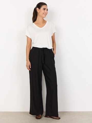 Soyaconcept - Katoenen broek - Zwart - Sc-Ina 61-C