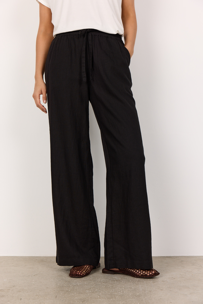 Soyaconcept - Katoenen broek - Zwart - Sc-Ina 61-C