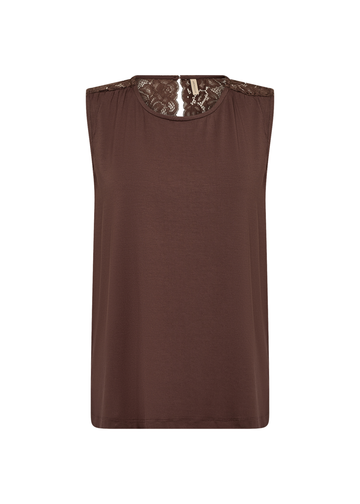 Soyaconcept - T-shirt korte mouw - Bruin - Sc-Marica 323