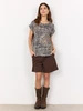 Soyaconcept - Trendy T-shirt korte mouw - Bruin - Sc-Galina 55 - 26994