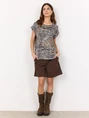 Soyaconcept - Trendy T-shirt korte mouw - Bruin - Sc-Galina 55 - 26994