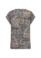 Soyaconcept - Trendy T-shirt korte mouw - Bruin - Sc-Galina 55 - 26994