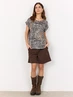 Soyaconcept - Trendy T-shirt korte mouw - Bruin - Sc-Galina 55 - 26994