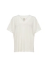 Soyaconcept - Trendy T-shirt korte mouw - Ecru - Sc-Delia 1 - 25.683