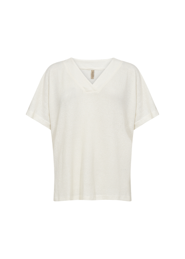 Soyaconcept - Trendy T-shirt korte mouw - Ecru - Sc-Delia 1