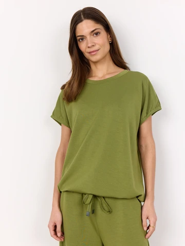 Soyaconcept - Trendy T-shirt korte mouw - Groen - Sc-Banu 237