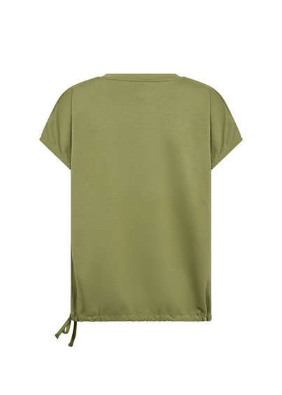 Soyaconcept - Trendy T-shirt korte mouw - Groen - Sc-Banu 237