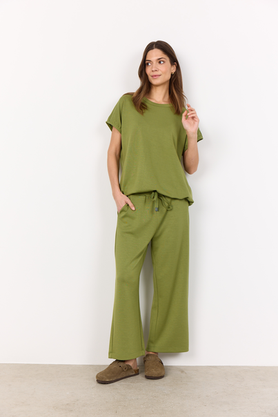 Soyaconcept - Trendy T-shirt korte mouw - Groen - Sc-Banu 237