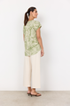 Soyaconcept - Trendy T-shirt korte mouw - Groen - Sc-Marica Aop 330