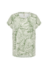 Soyaconcept - Trendy T-shirt korte mouw - Groen - Sc-Marica Aop 330