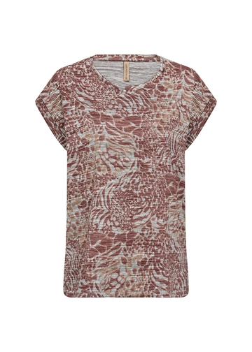 Soyaconcept - Trendy T-shirt korte mouw - Oranje - Sc-Galina 55 - 26994