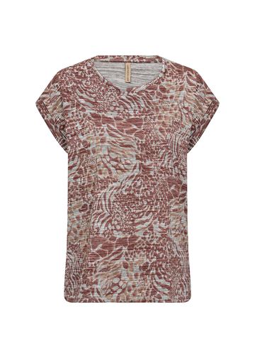 Soyaconcept - Trendy T-shirt korte mouw - Oranje - Sc-Galina 55