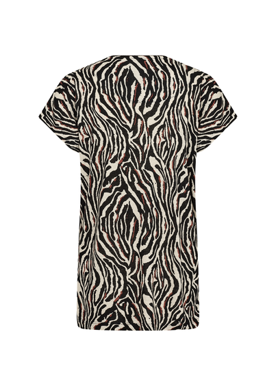 Soyaconcept - Trendy T-shirt korte mouw - Zwart - Sc-Lenise 5 - 27006