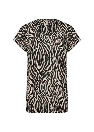 Soyaconcept - Trendy T-shirt korte mouw - Zwart - Sc-Lenise 5