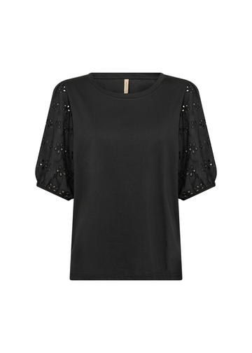 Soyaconcept - Trendy T-shirt korte mouw - Zwart - Sc-Loraine 1