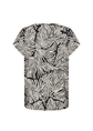 Soyaconcept - Trendy T-shirt korte mouw - Zwart - Sc-Marica Aop 330