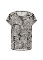 Soyaconcept - Trendy T-shirt korte mouw - Zwart - Sc-Marica Aop 330