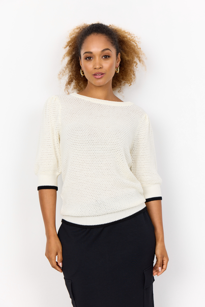 Soyaconcept - Trui met ronde hals - Ecru - Sc-Perry 2