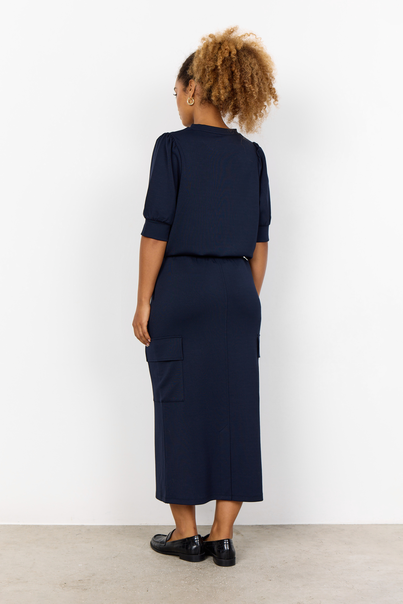soyaconcept - Trui met ronde hals - Marineblauw - Sc-Banu 83