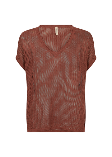 Soyaconcept - Trui met ronde hals - Roest - Sc-Laurette 4